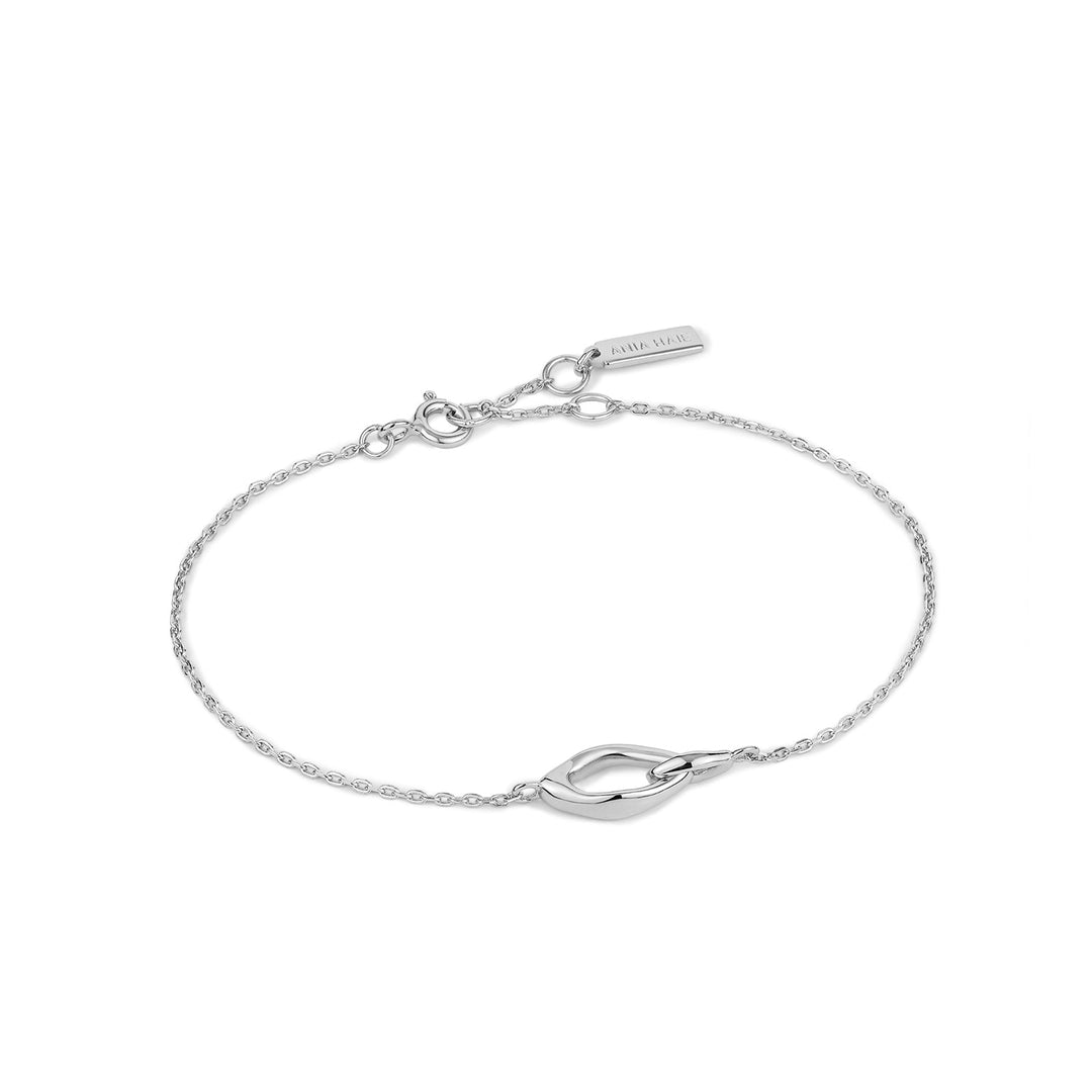 Silver Wave Link Bracelet - Ania Haie