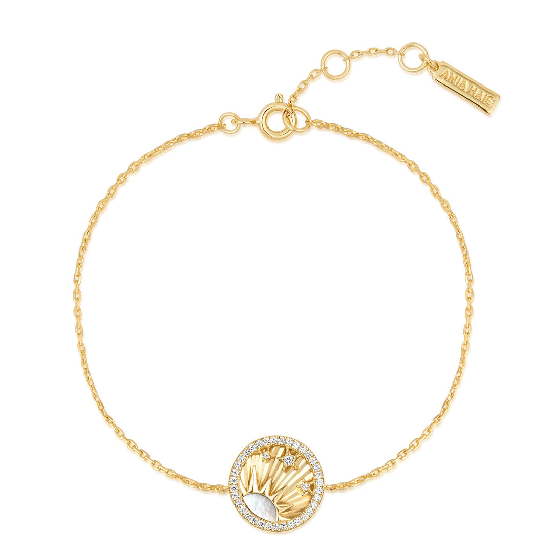 Gold Shiny Sun Stars Bracelet - Ania Haie