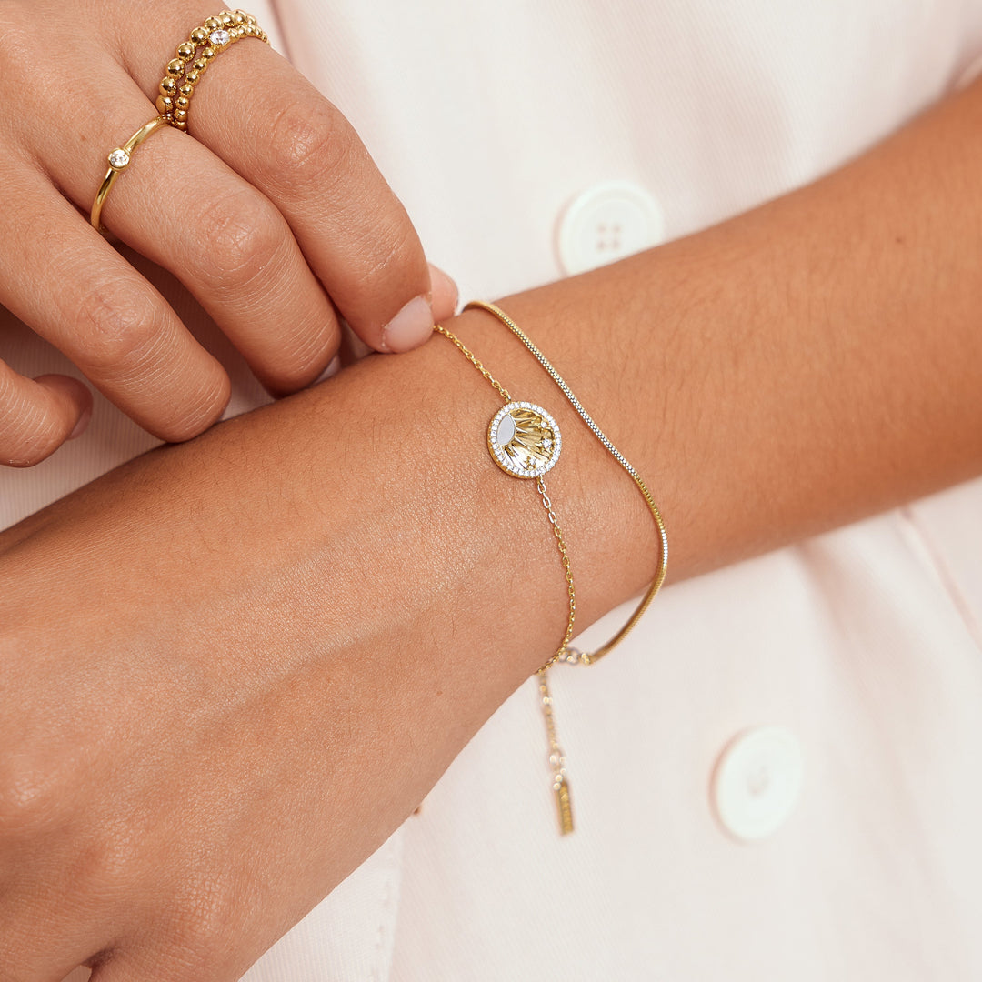 Gold Shiny Sun Stars Bracelet - Ania Haie