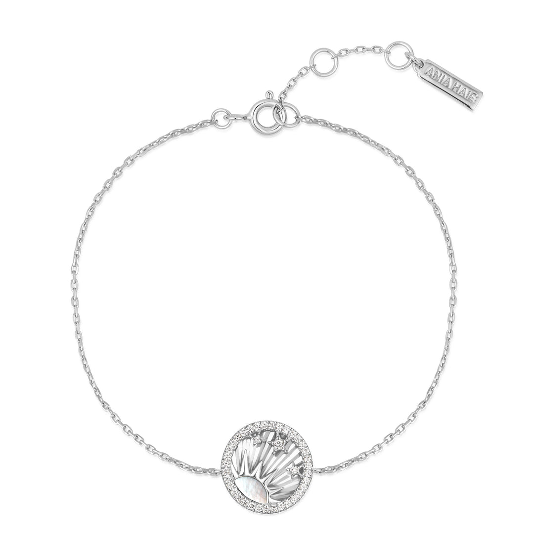 Silver Shiny Sun Stars Bracelet - Ania Haie