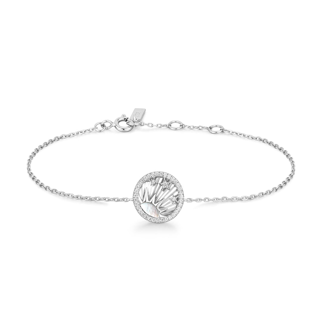 Silver Shiny Sun Stars Bracelet - Ania Haie