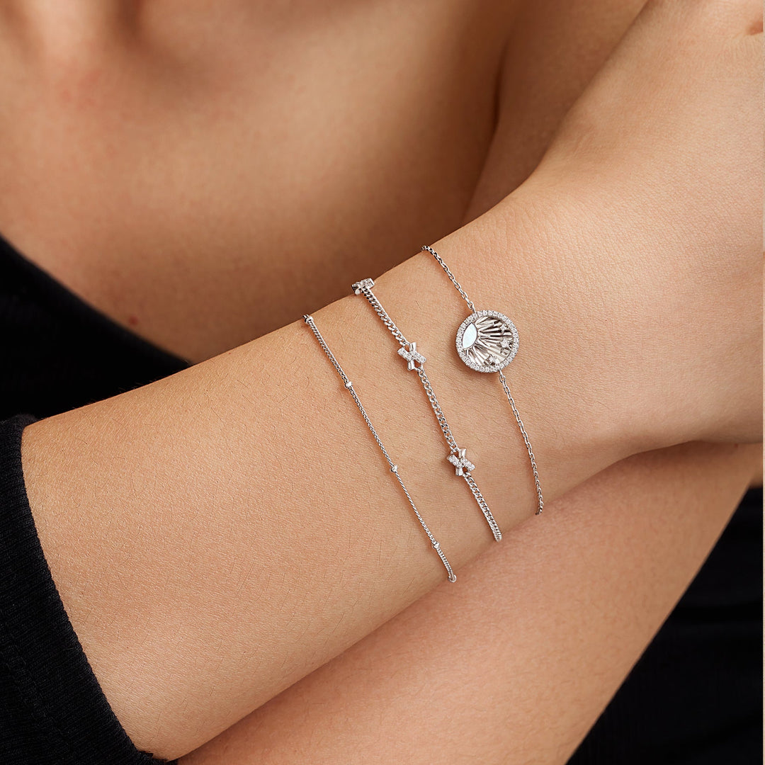 Silver Orb Bracelet - Ania Haie