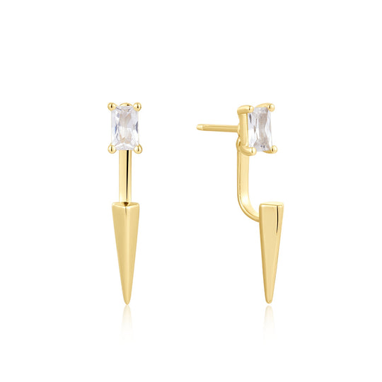 Gold Point Stud Ear Jackets - Ania Haie