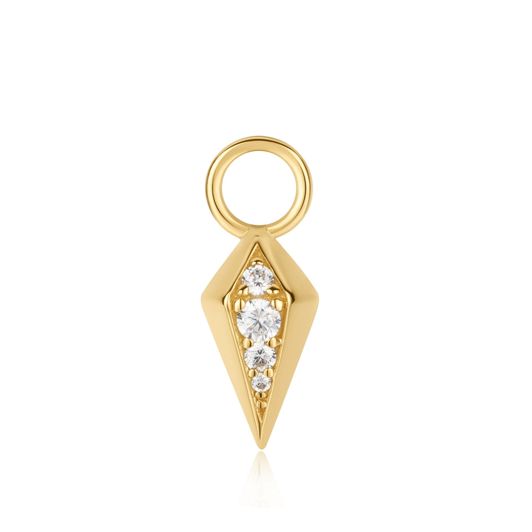 Gold Rhombus Earring Charm - Ania Haie