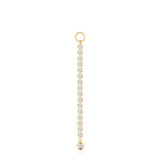 Gold Row Bezel Earring Charm - Ania Haie