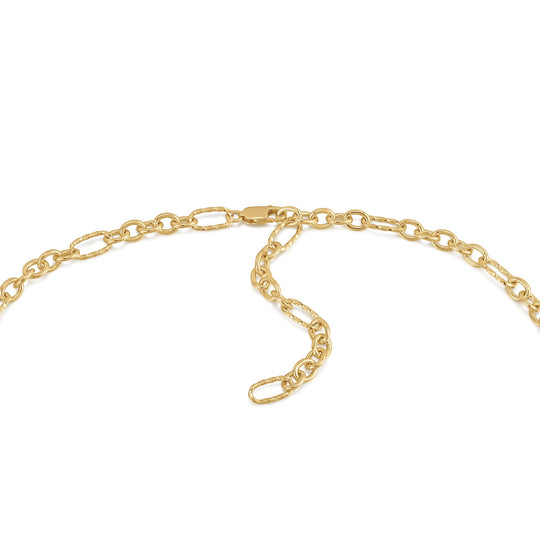 Gold Mixed Link Charm Chain Connector Necklace - Ania Haie