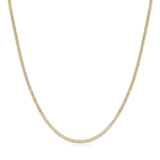 Gold Pavé Necklace - Ania Haie