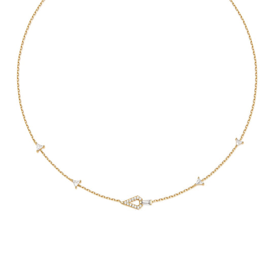 Gold Geometric Satellite Necklace - Ania Haie