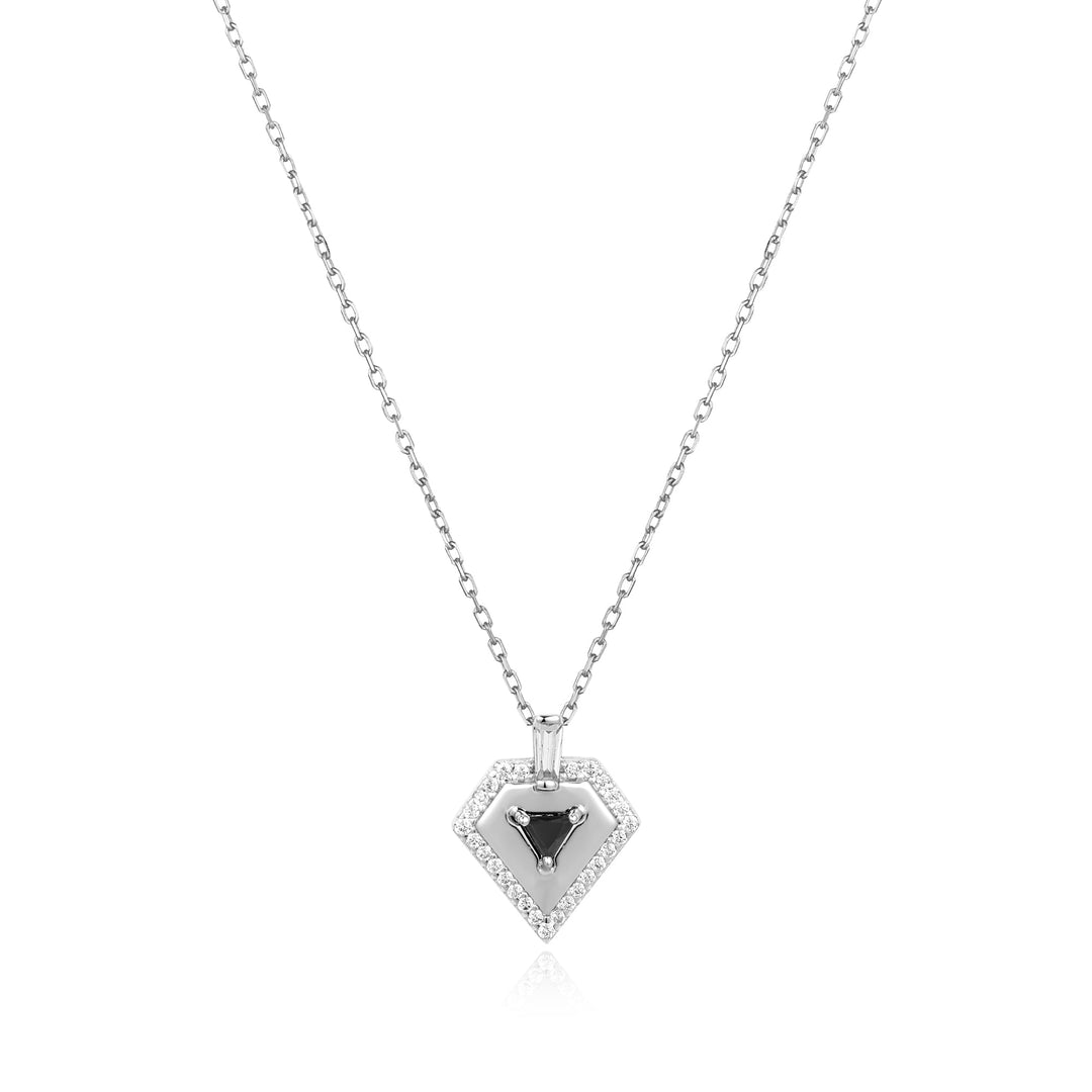 Silver Geometric Necklace - Ania Haie