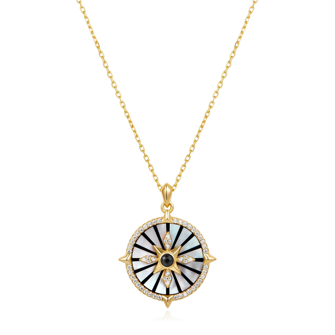 Gold Astrolabe Necklace - Ania Haie