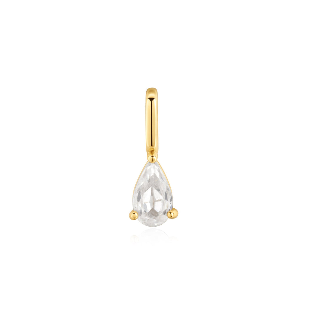 Gold Tear Drop Charm - Ania Haie