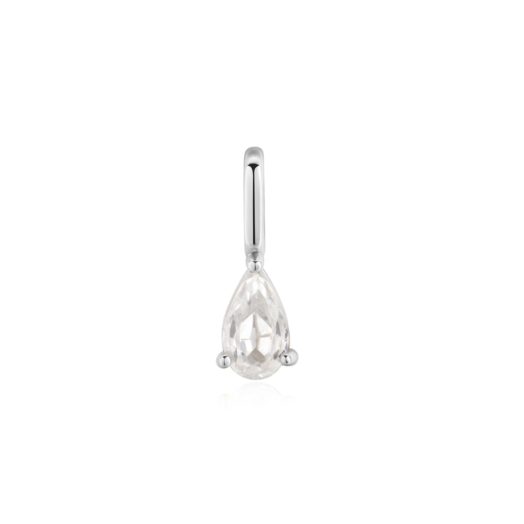 Silver Tear Drop Charm - Ania Haie