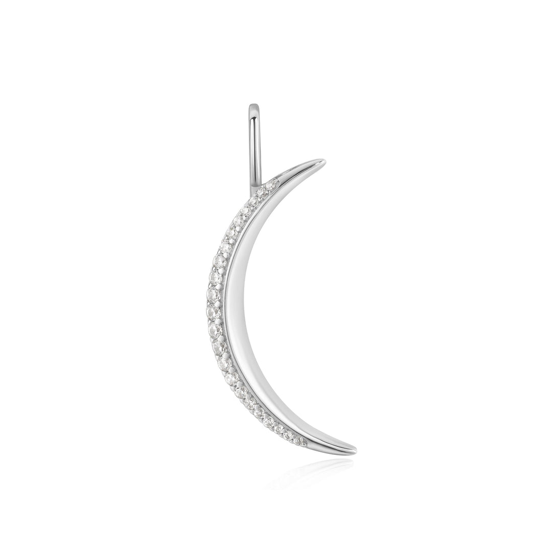 Silver Moon Pavé Charm - Ania Haie