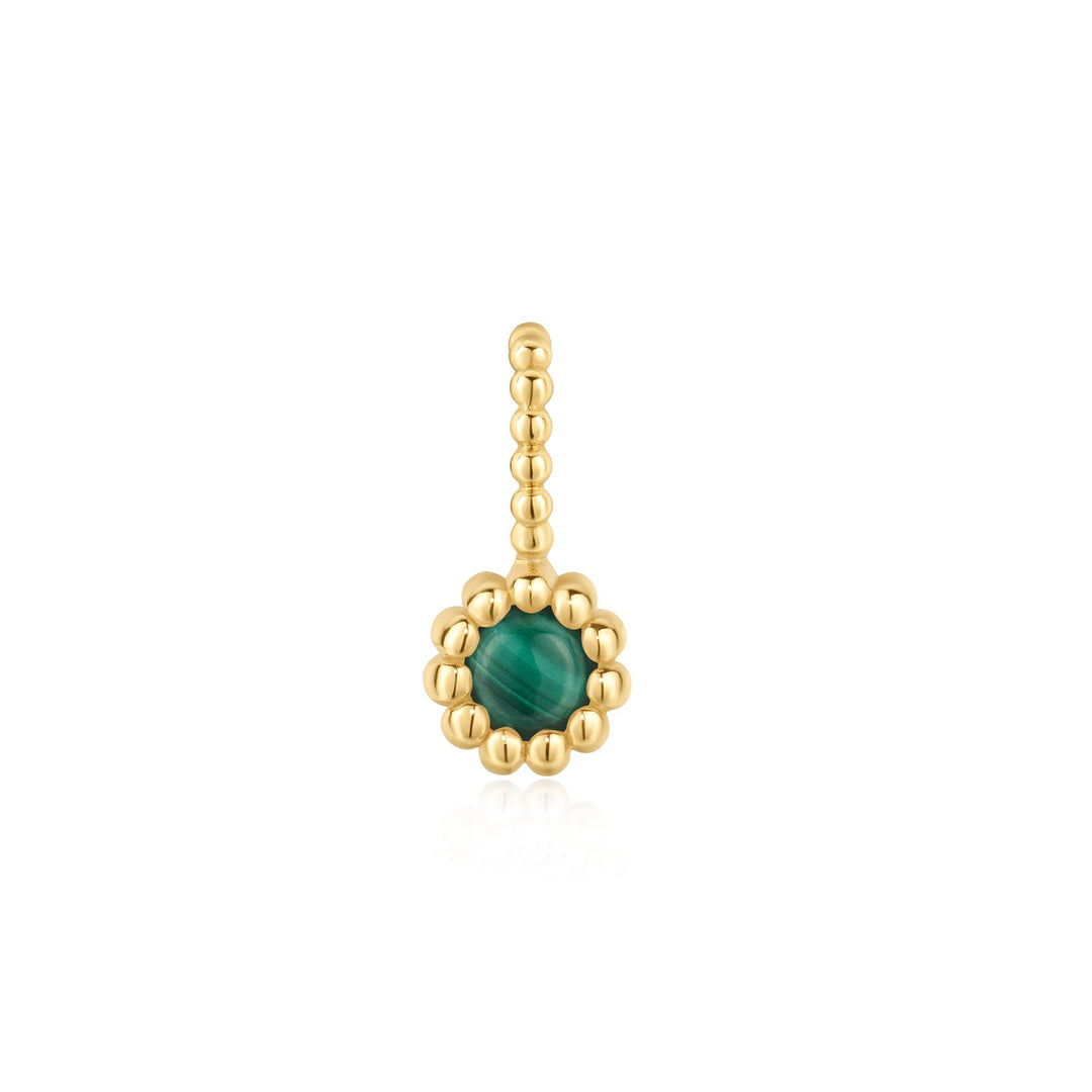 Gold Malachite and Turquoise Charm - Ania Haie