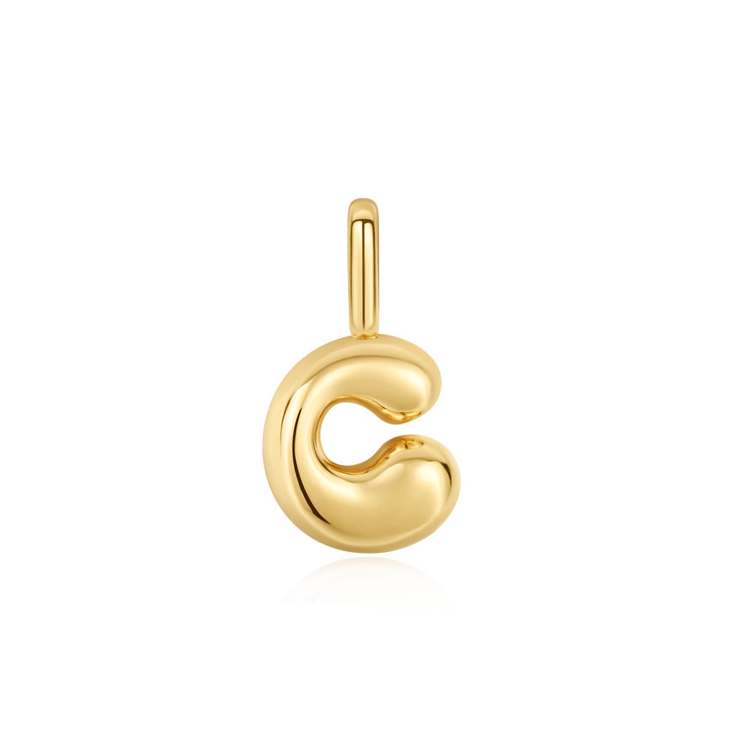 Gold C Letter Charm - Ania Haie