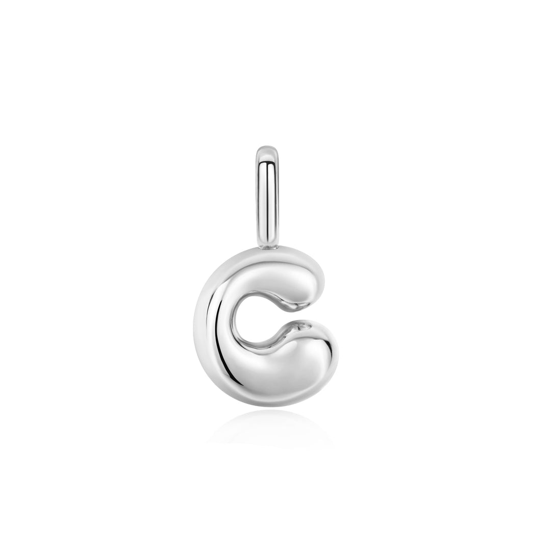 Silver C Letter Charm - Ania Haie