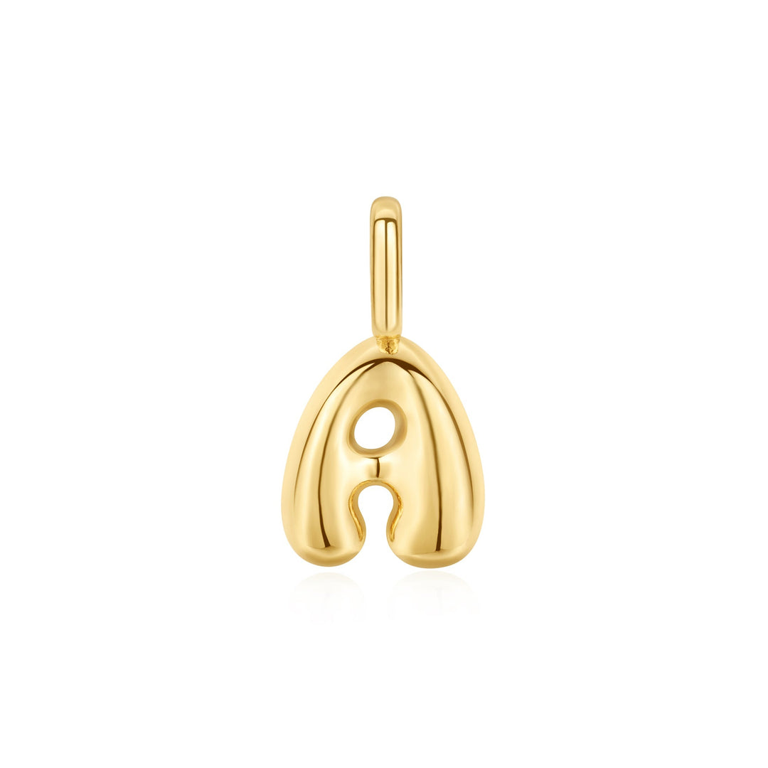 Gold A Letter Charm - Ania Haie