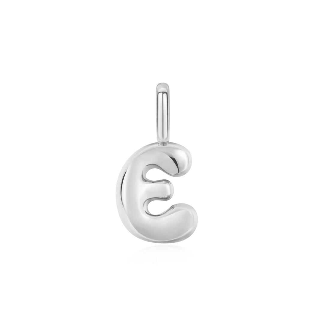 Silver E Letter Charm - Ania Haie