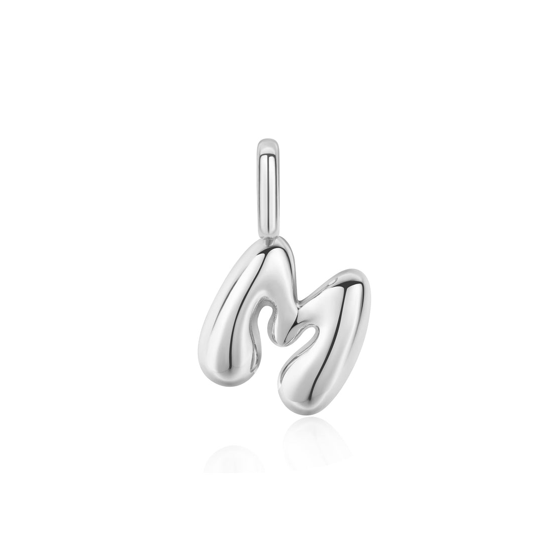 Silver M Letter Charm - Ania Haie