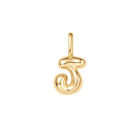 Gold J Letter Charm - Ania Haie