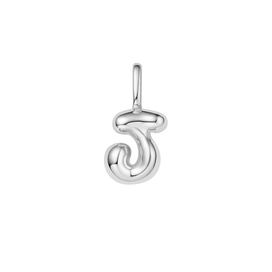 Silver J Letter Charm - Ania Haie