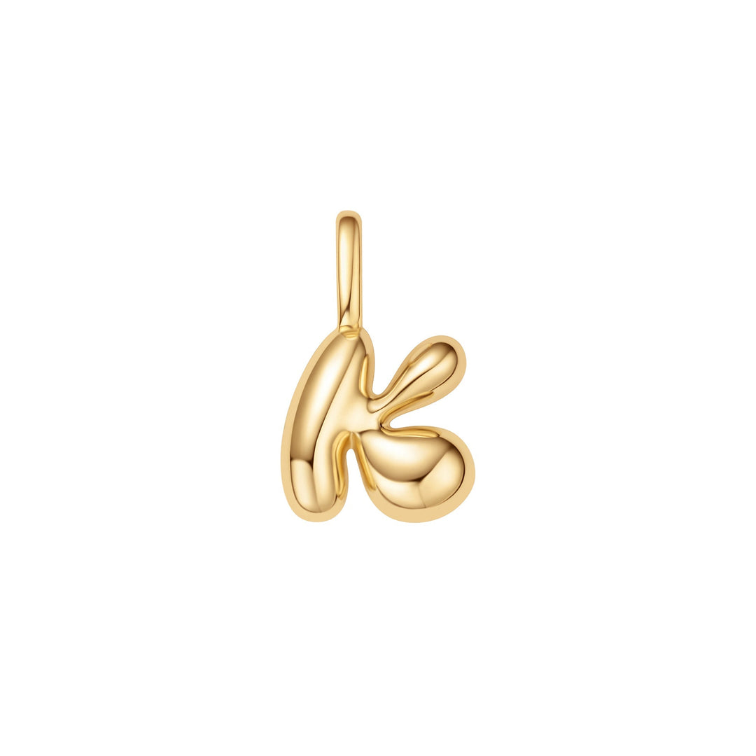 Gold K Letter Charm - Ania Haie