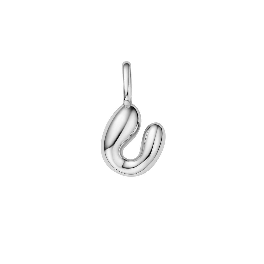 Silver U Letter Charm - Ania Haie