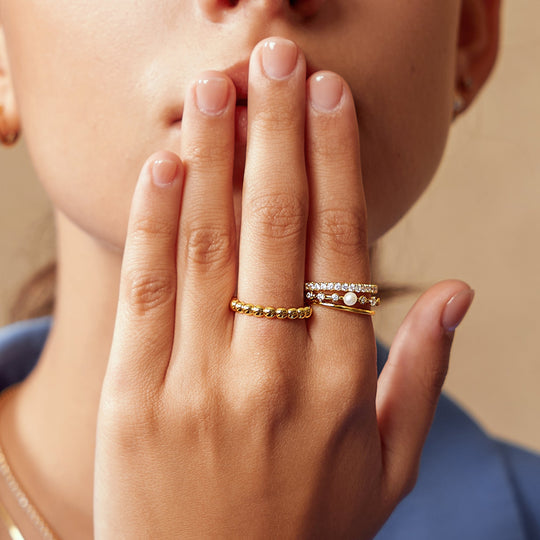 Gold Plain Ring - Ania Haie