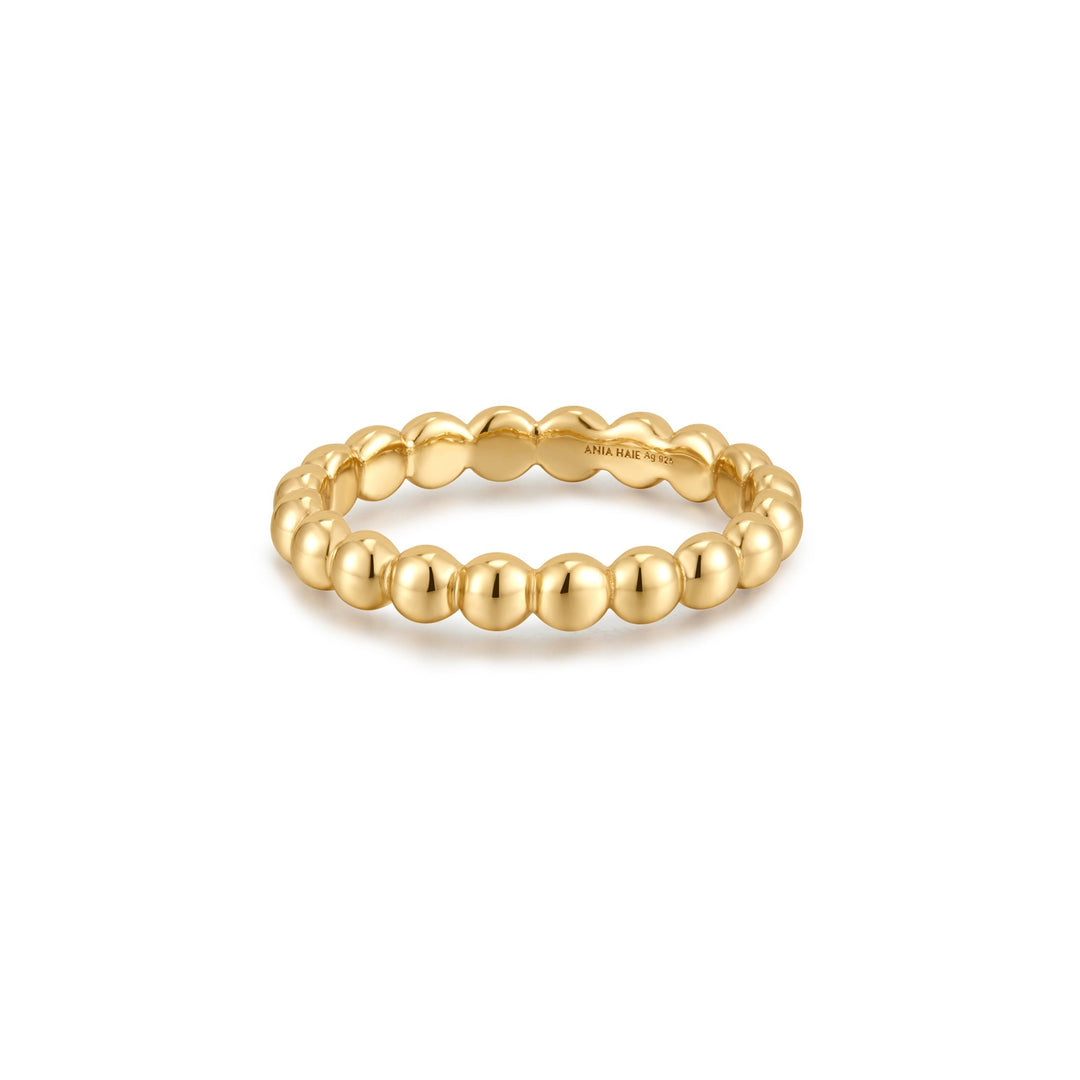 Gold Round Dome Band - Ania Haie