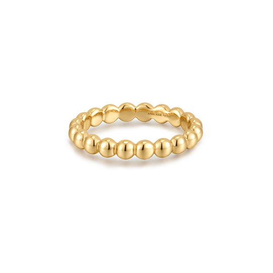 Gold Round Dome Band - Ania Haie