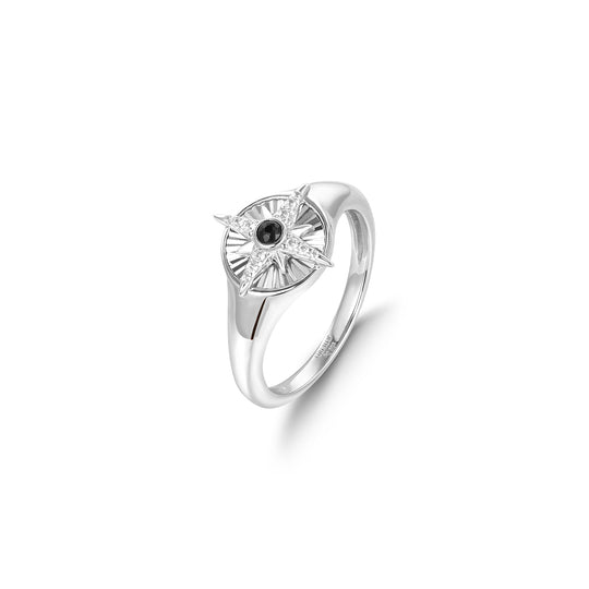 Silver Star Signet Ring - Ania Haie