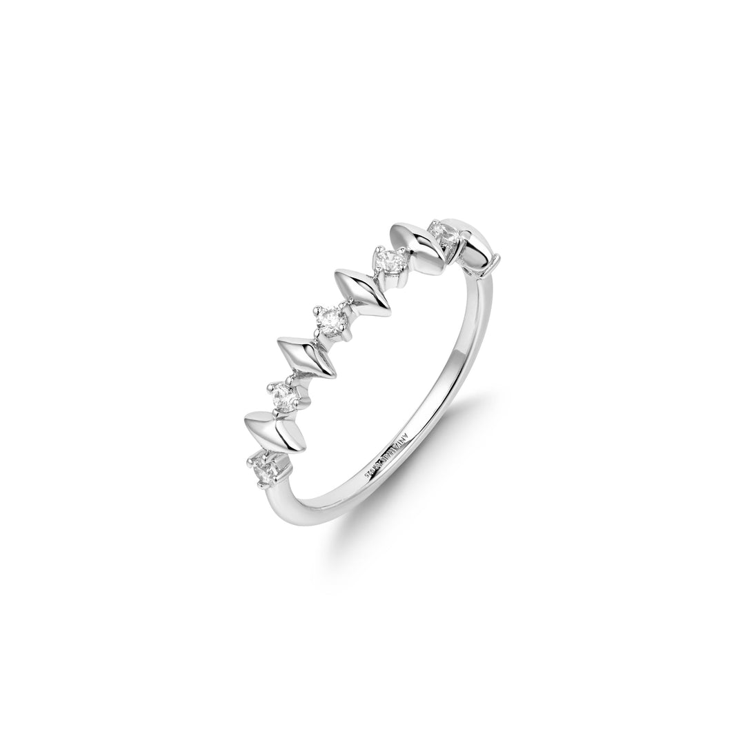 Silver Multi Sparkle Ring - Ania Haie