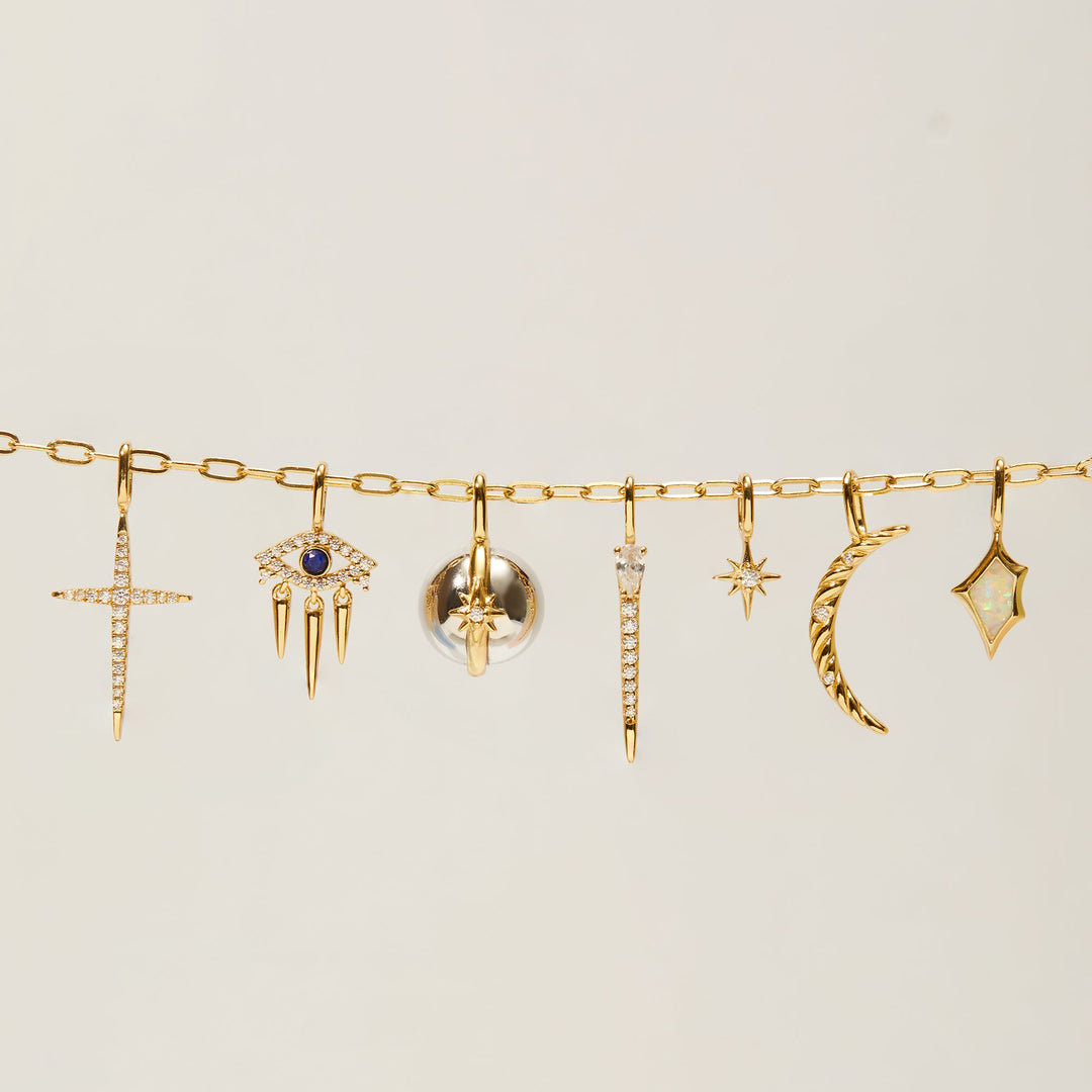 Gold Cross Charm - Ania Haie