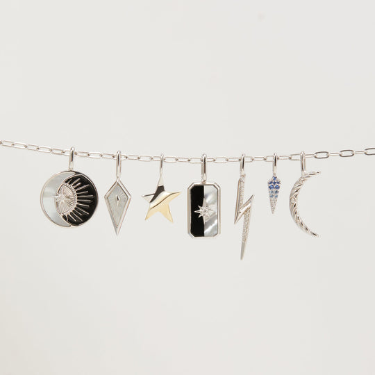 Silver Mini Link Charm Chain Necklace - Ania Haie