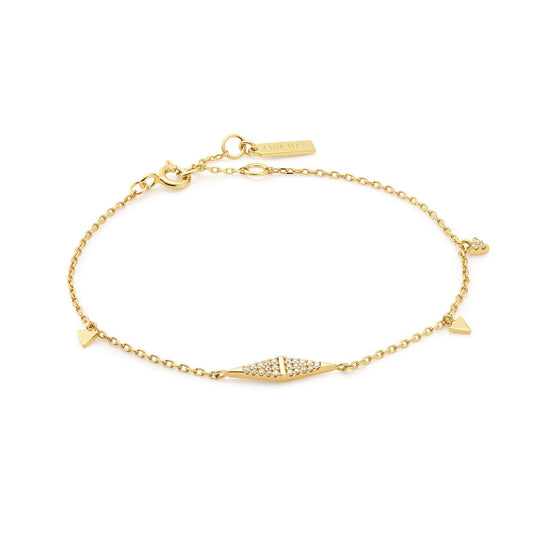 Gold Geometric Chain Bracelet - Ania Haie