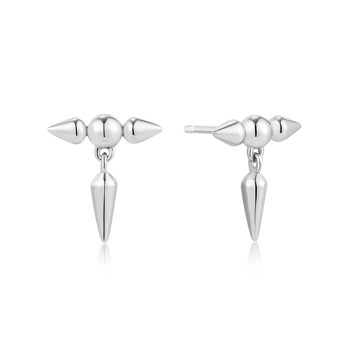 Silver Point Stud Earrings - Ania Haie