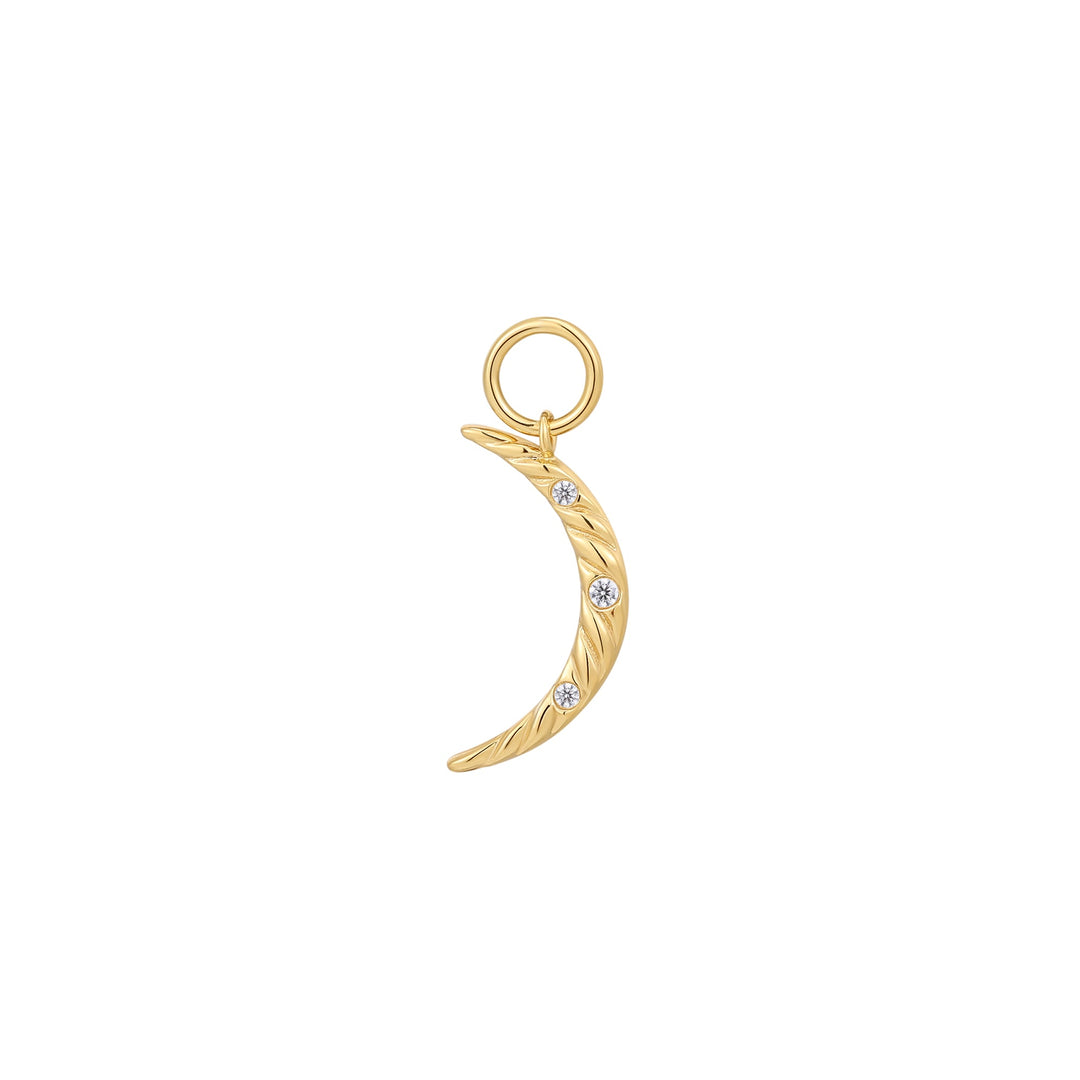Gold Moon Earring Charm - Ania Haie