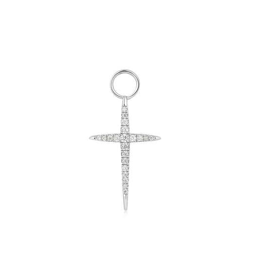 Silver Cross Earring Charm - Ania Haie