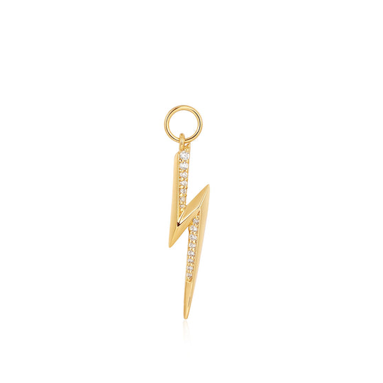 Gold Lightning Earring Charm - Ania Haie