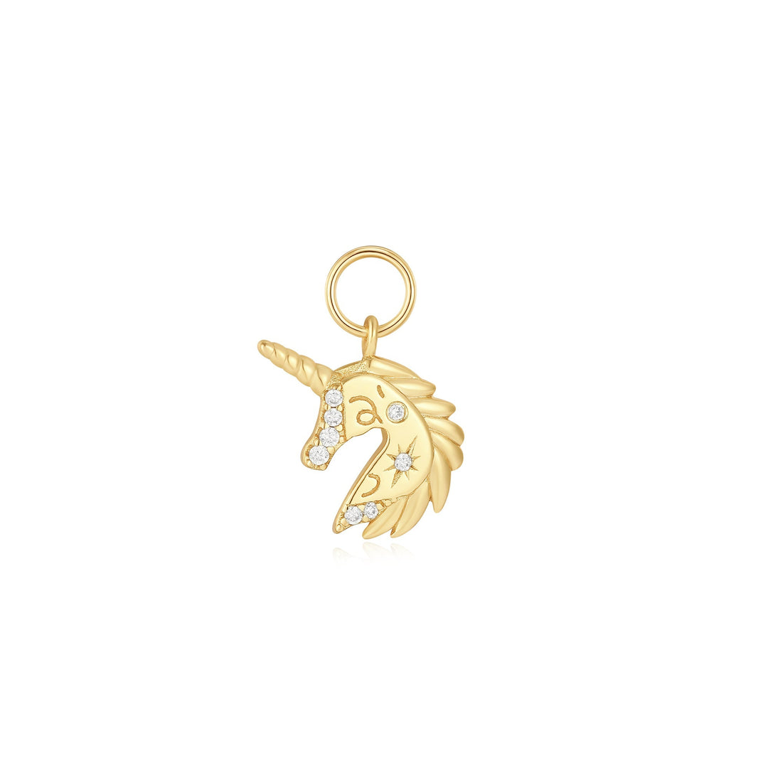 Gold Unicorn Earring Charm - Ania Haie