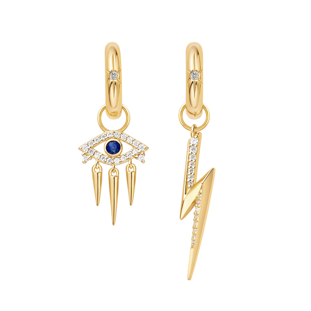 Gold Lightning Earring Charm - Ania Haie