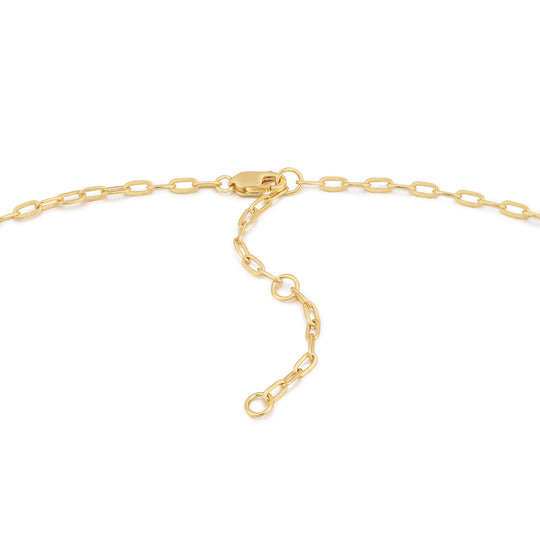 Gold Mini Link Charm Chain Connector Necklace - Ania Haie