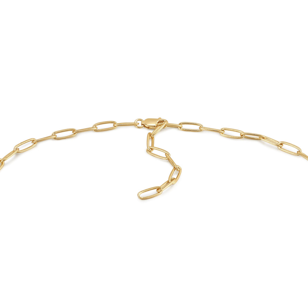 Gold Link Charm Chain Connector Necklace - Ania Haie